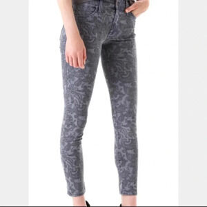 Joe's Jeans High Water Skinny Ankle Jeans Paisley Faded Azul Women’s Size 28